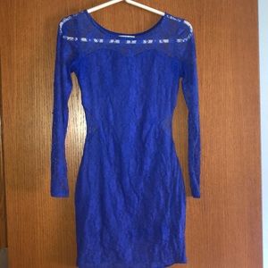 Royal blue Charlotte Russe cocktail dress